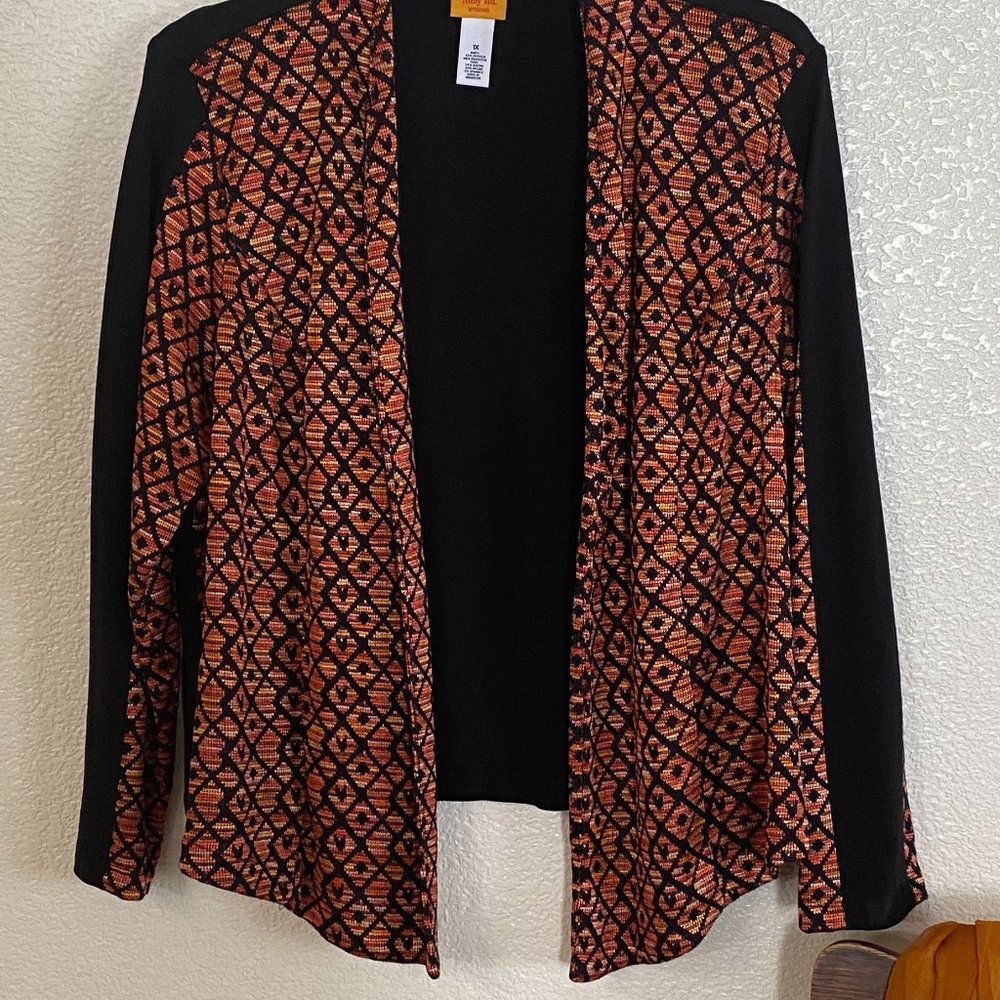 RUBY ROAD Open Front Cardigan - Picture 13 of 14